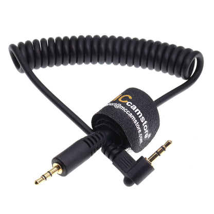LANC Remote Control Cable 2.5mm to 2.5mm Male Coiled Audio Extension Power Cable for Zoom PXW-FS5 Handgrip Blackmagic URSA Mini